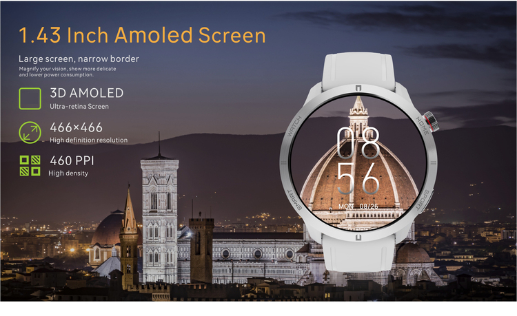 MW08 AMOLED Smart Watch 02