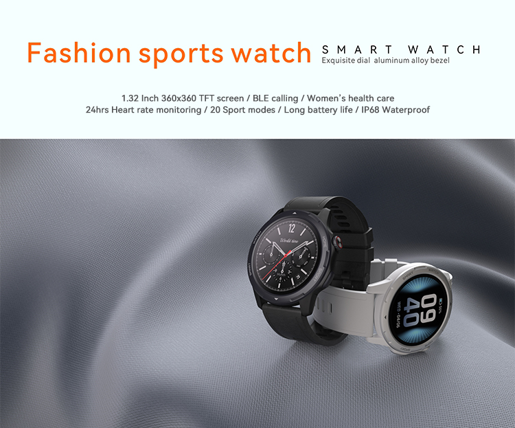 MW04 Round Smart Watch 01