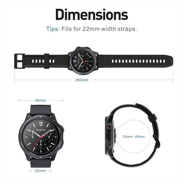 Sport Smartwatches 46MM 1.32 Inch Bluetooth Call Heart Rate Smart Watch With Round Face